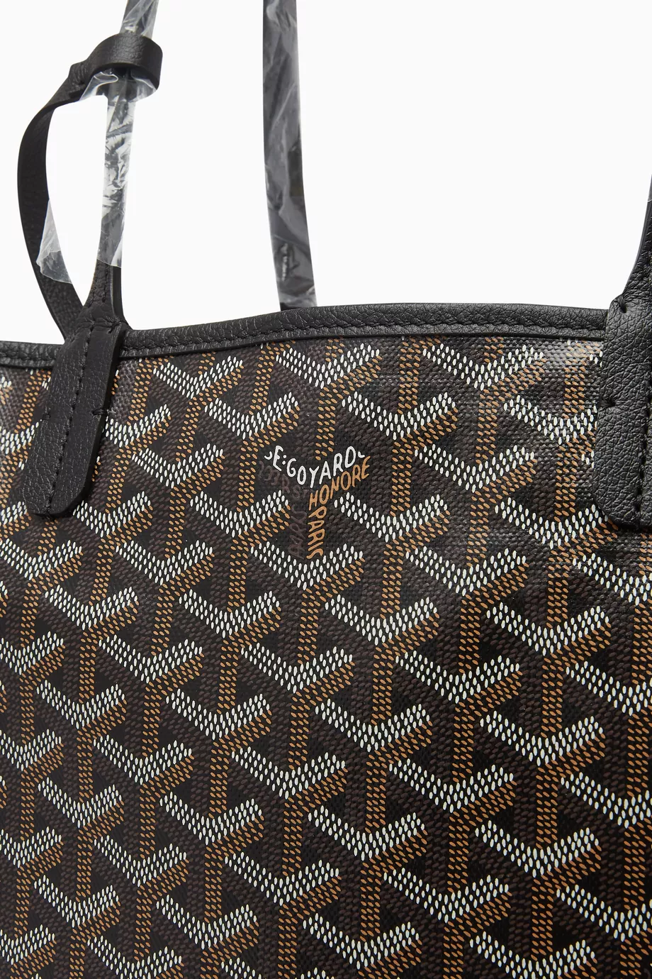 Buy Goyard Pre Loved Black Unused SAC St. Louis PM Tote in Goyardine Fabric For Women Online Ounass UAE