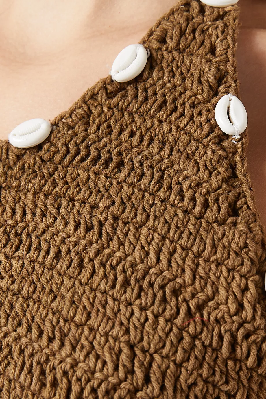 Buy Never Fully Dressed Brown Imani Cut-out Dress in Crochet & Satin For  Women Online | Ounass UAE
