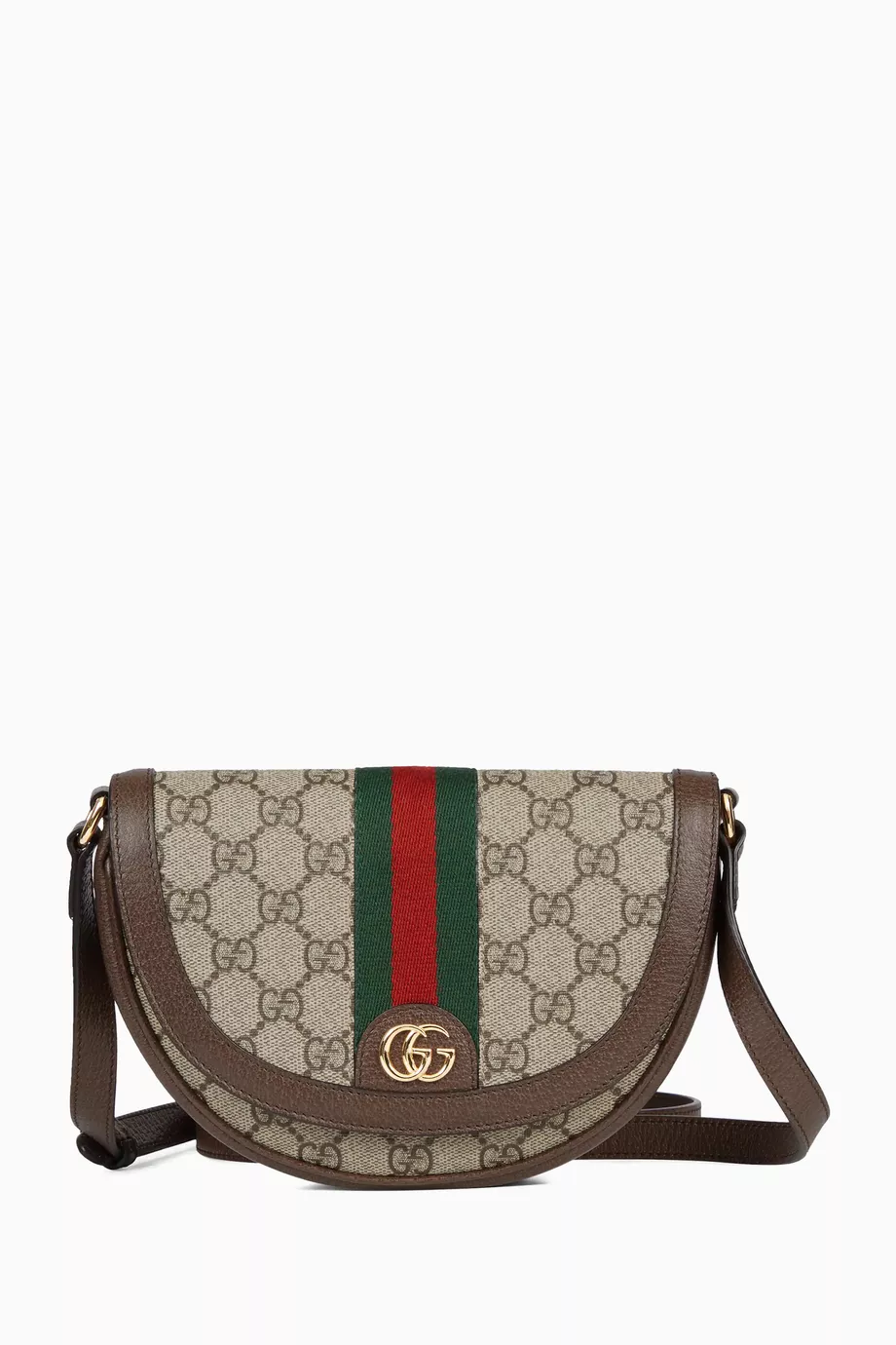 Buy Gucci Brown Mini Ophidia Shoulder Bag in GG Supreme Canvas For Women Online Ounass UAE