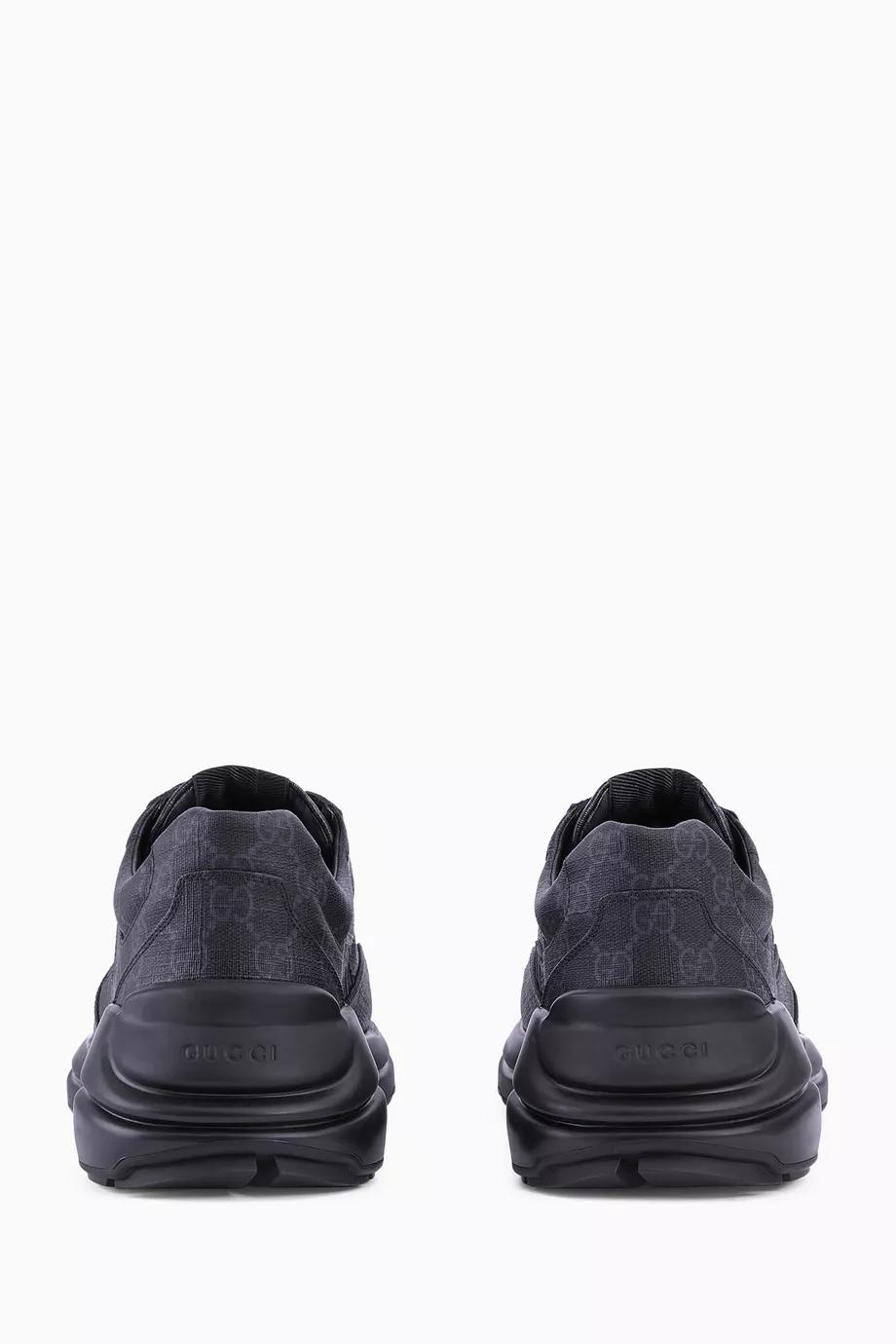 Buy Gucci Black Rhyton Sneakers in Rubber For Men Online Ounass UAE