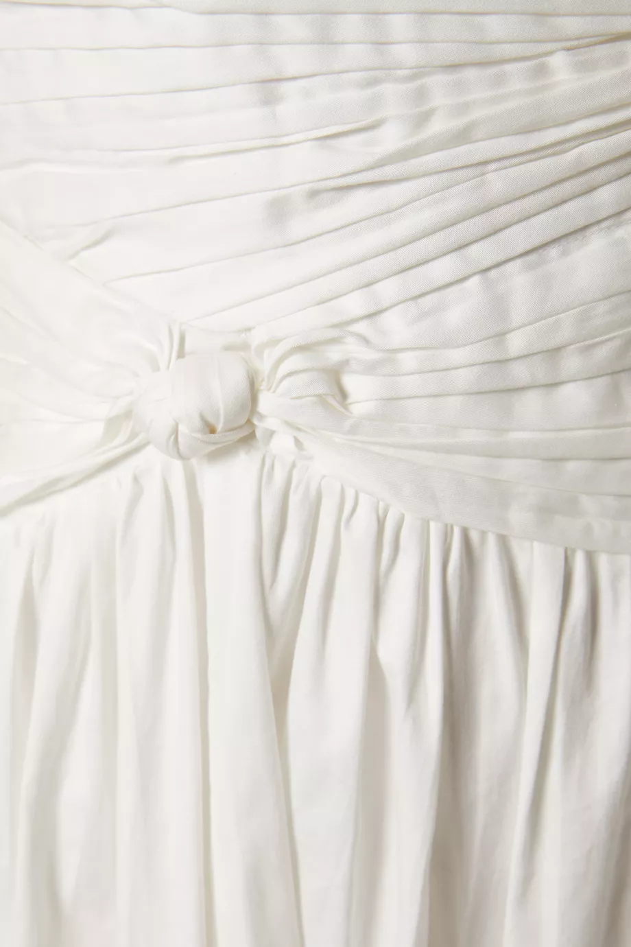 Buy Aje Neutral Agatha Knot Waist Midi Dress in Cotton For Women Online |  Ounass UAE