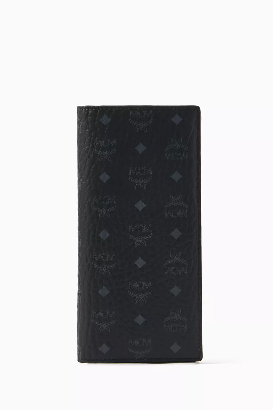 Buy MCM Black Large Continental Wallet in Visetos For UNISEX Online Ounass UAE