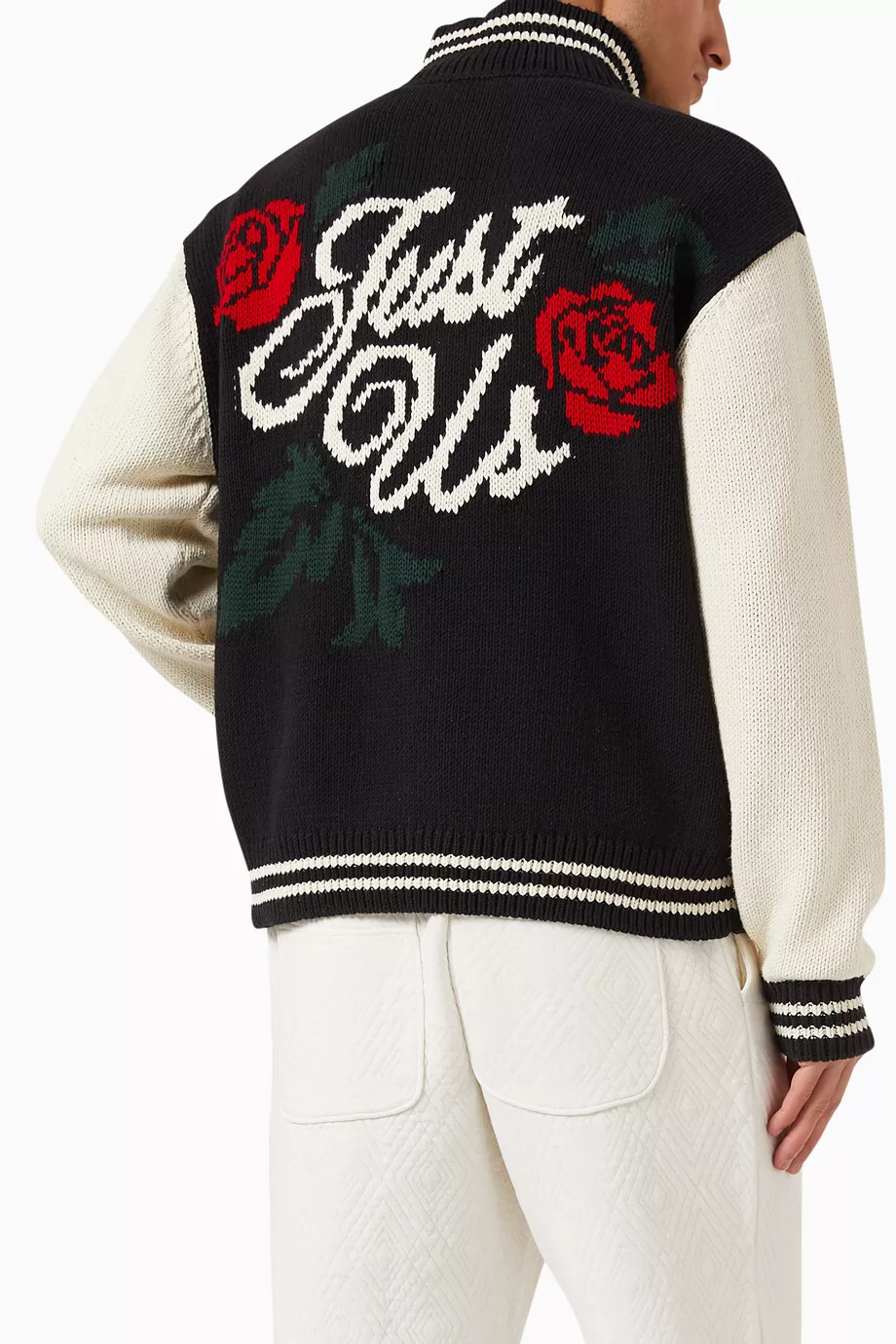 ジャケット・アウター KITH wyona full zip varsity sweater Buy Kith Black Wyona Full-zip Varsity Sweater in Chunky-cotton For