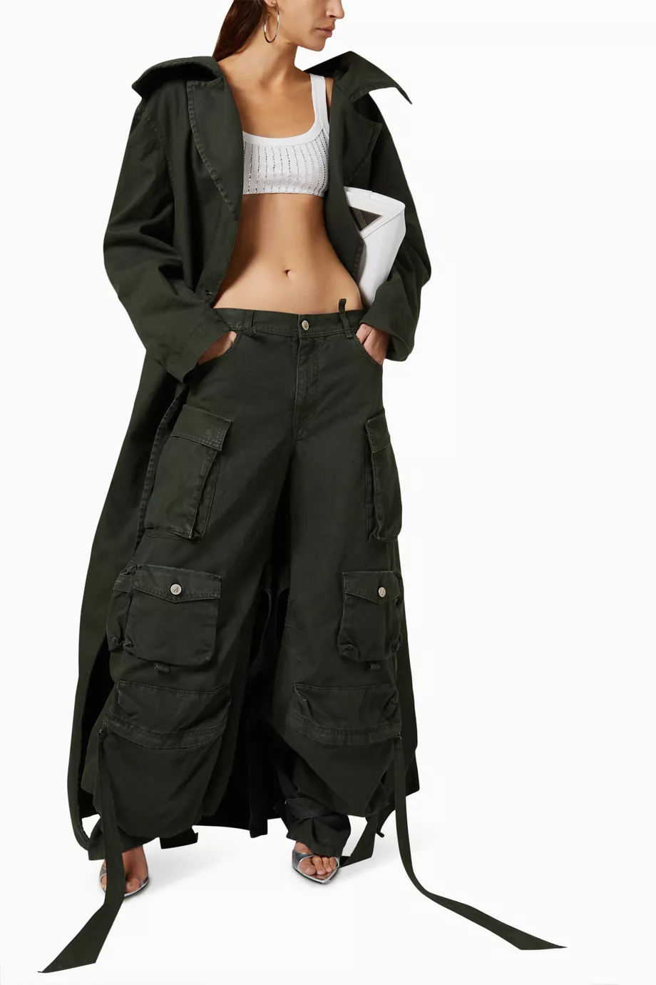 Multi pocket cargo pants hot sale