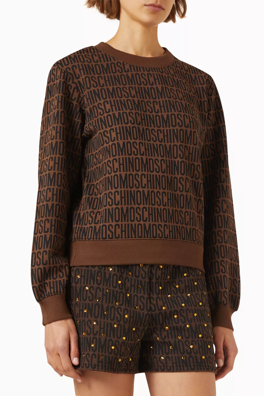 Moschino logo sweatshirt new arrivals