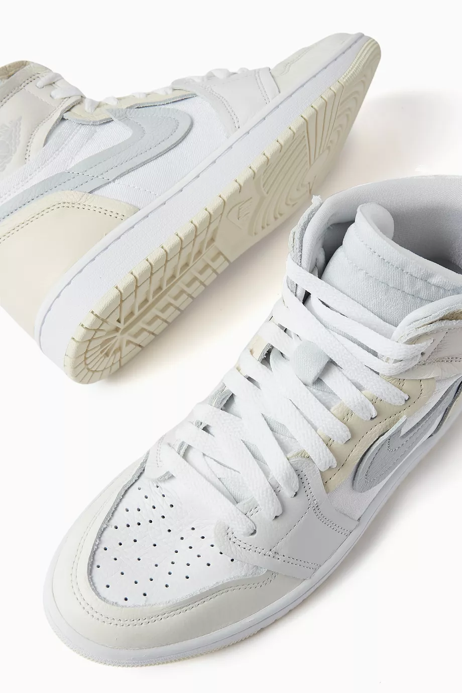 Jordan white high tops cheap