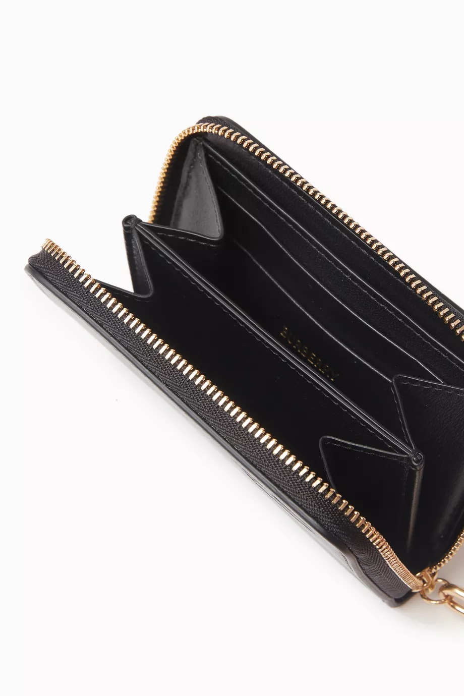 Buy Burberry Black EKD Bell charm Wallet in Leather For Women Online Ounass UAE
