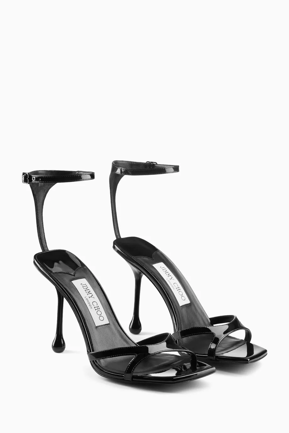 70%オフセールJIMMY CHOO IXIA PATENT LEATHER SANDAL Buy Jimmy Choo Black Ixia 95 Sandals in Patent Leather For