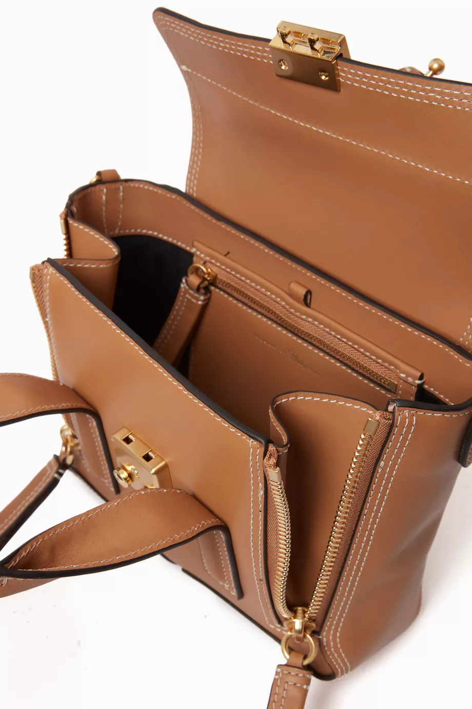 Buy Phillip Lim Brown Mini Pashli Satchel Bag in Smooth