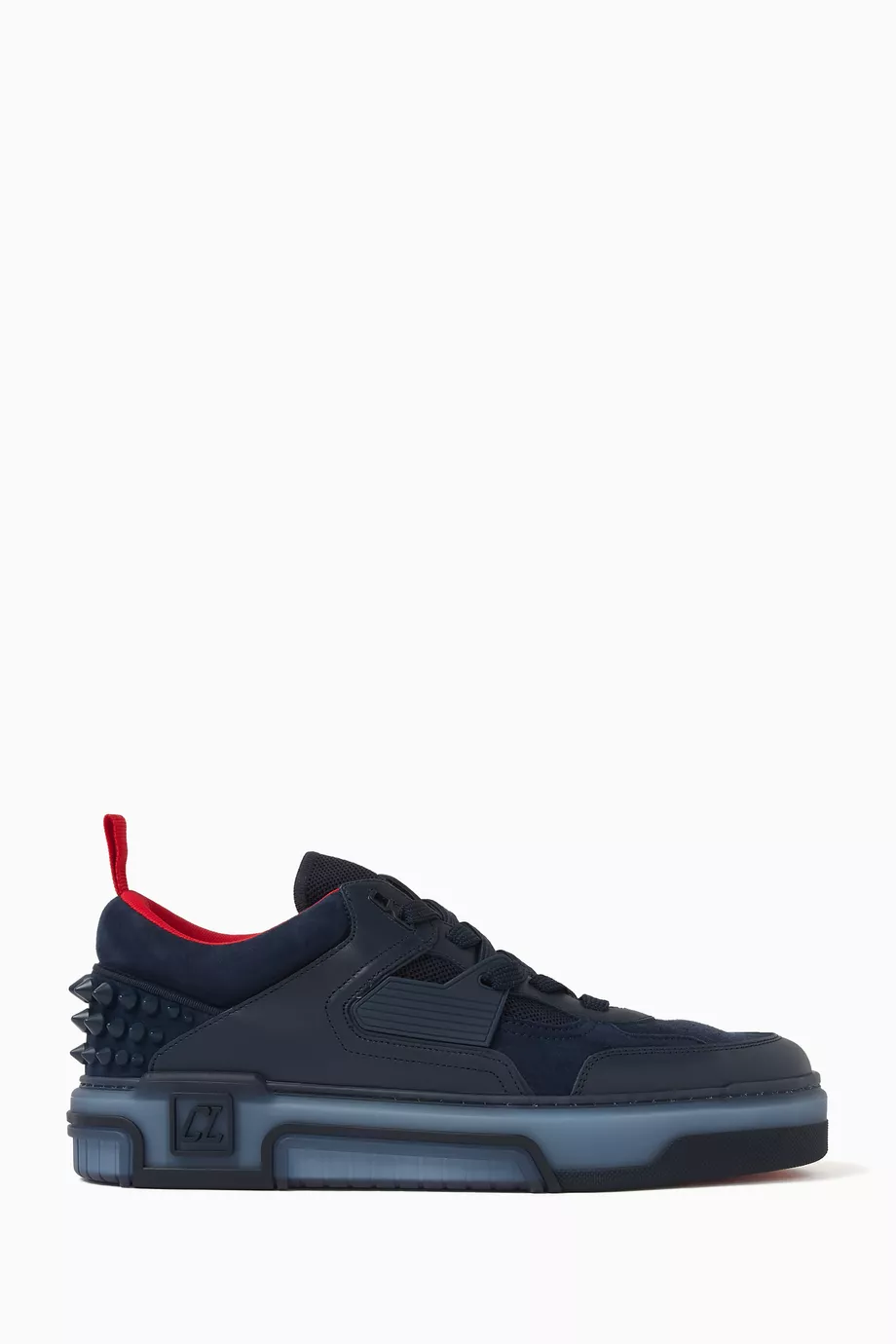 Buy Christian Louboutin Blue Astroloubi Low top Sneakers in Leather Suede For Men Online Ounass UAE