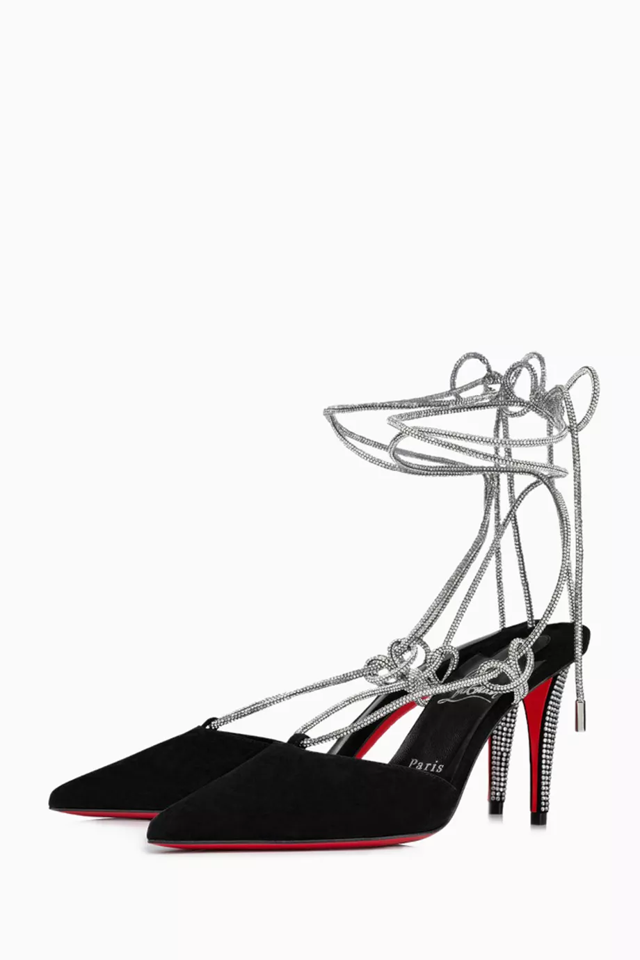 Lace up louboutin heels best sale