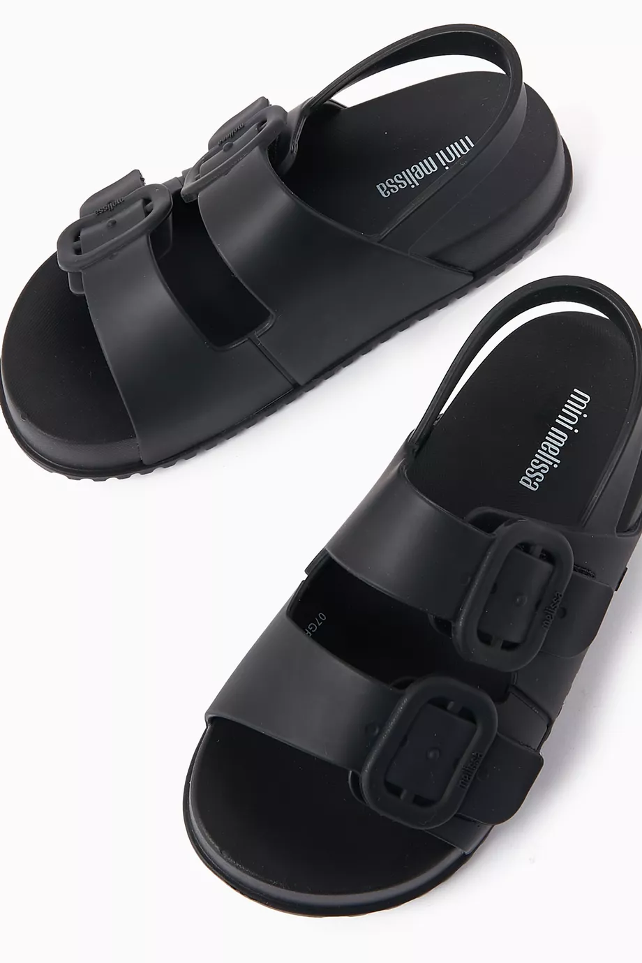 Mini melissa black sandals top