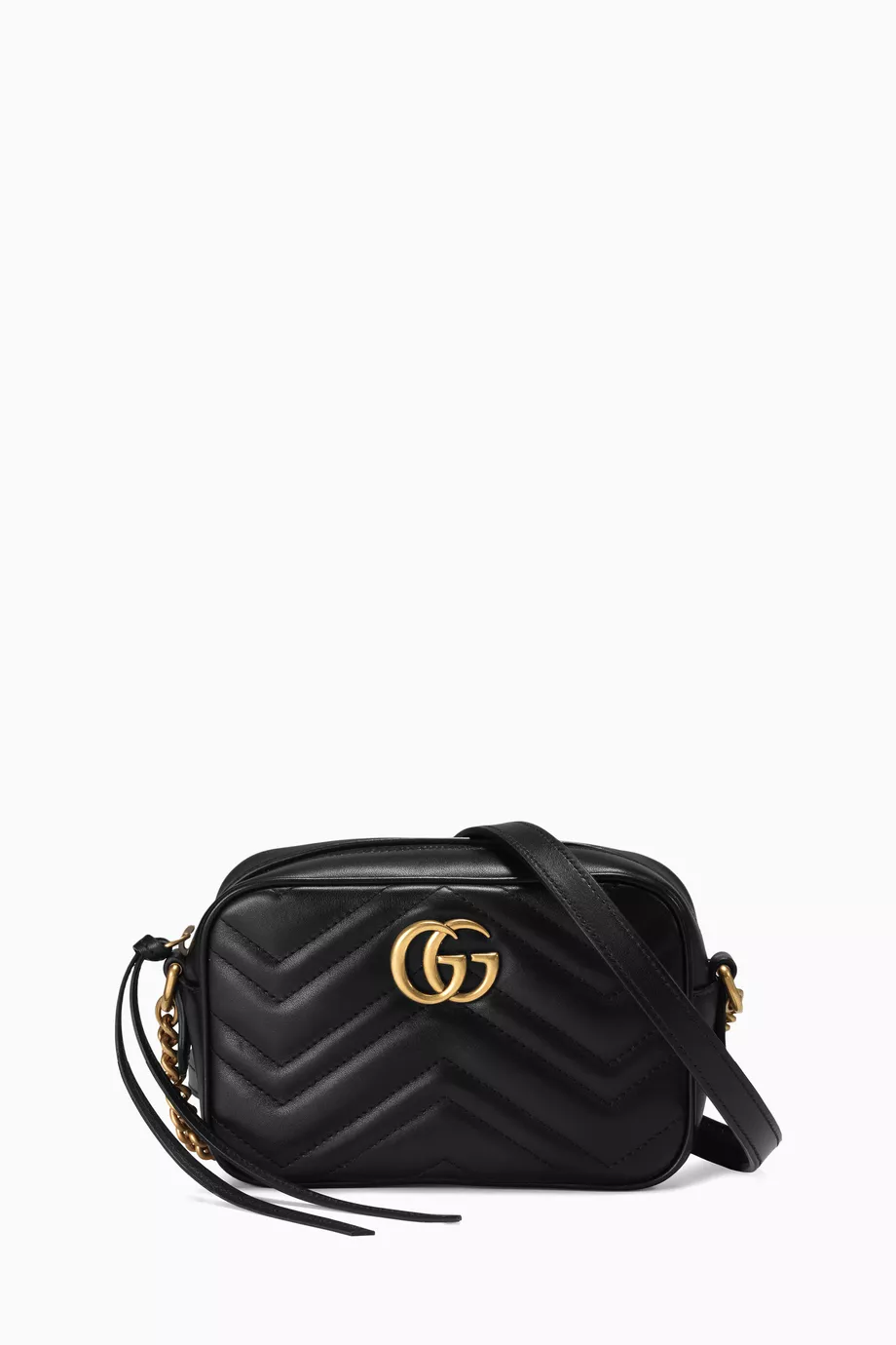 Buy Gucci Black Mini GG Marmont Camera Shoulder Bag in Matelasse Leather For Women Online Ounass UAE