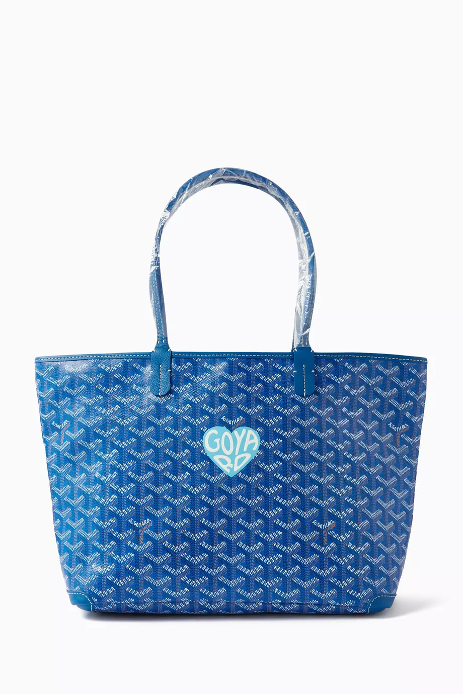 Buy Goyard Pre Loved Blue Unused Limited Edition Artois PM Tote Bag in Goyardine Fabric For UNISEX Online Ounass UAE