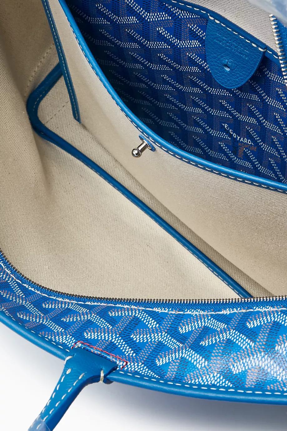 Buy Goyard Pre Loved Blue Unused Limited Edition Artois PM Tote Bag in Goyardine Fabric For UNISEX Online Ounass UAE