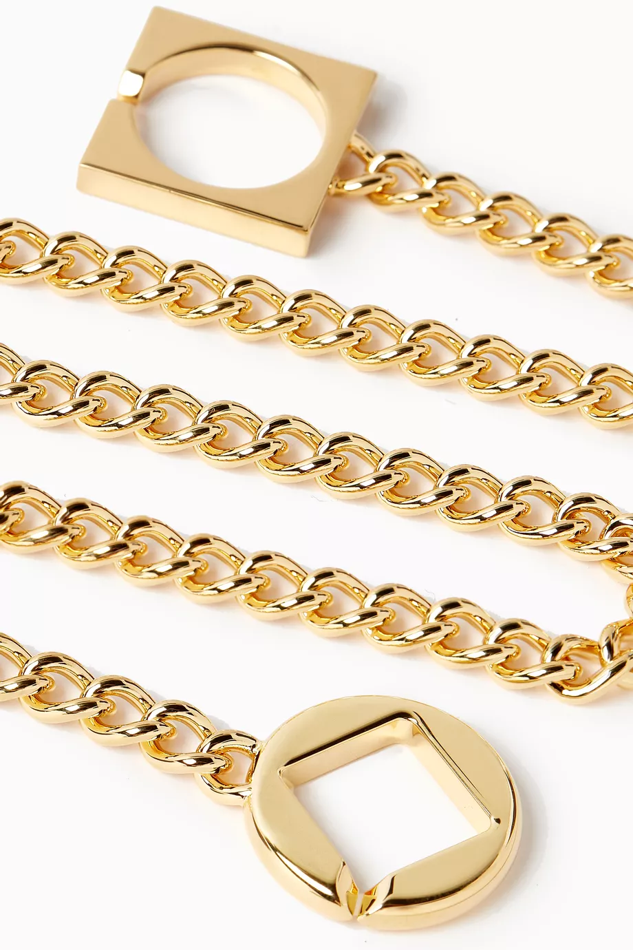 Chunky dior padlock necklace discount