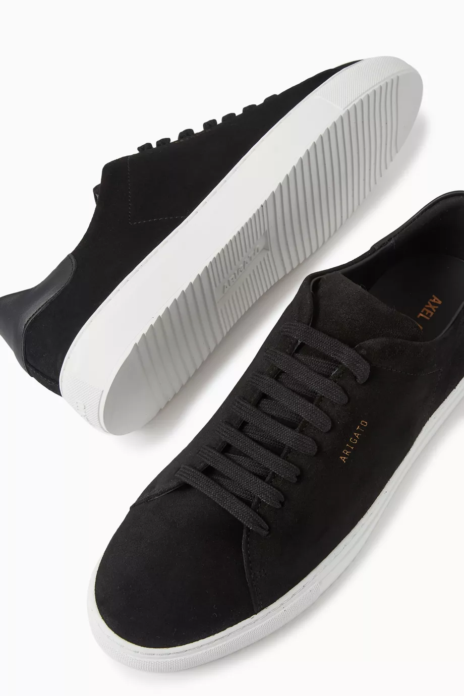 Buy Axel Arigato Black Clean 90 Sneakers in Suede For Men Online