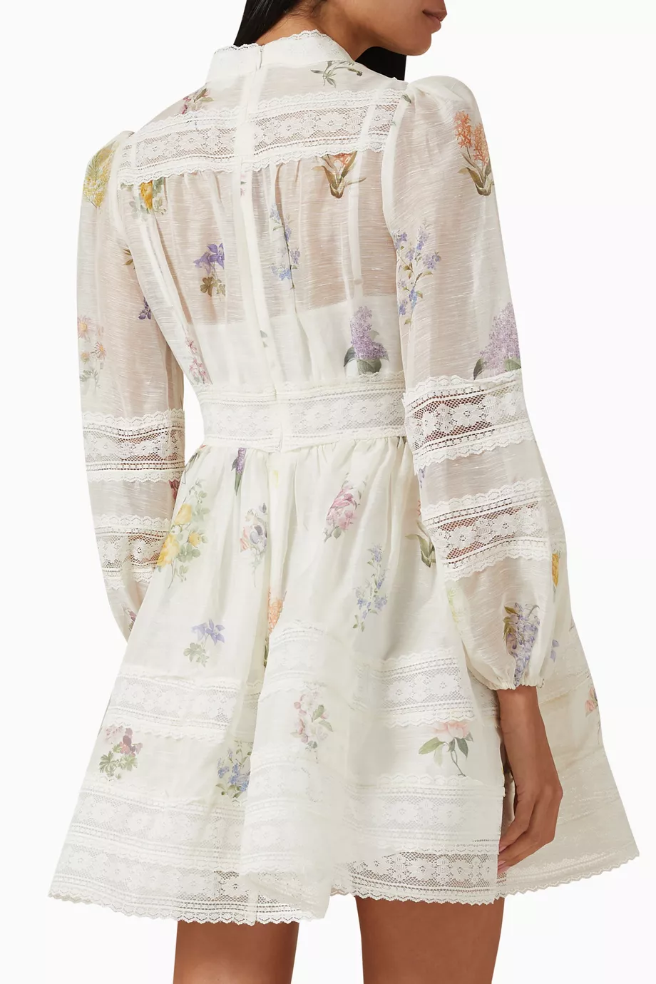 white lace dress 18 Summertime Chic: Women's Lace Splice Spaghetti Strap White Dress – Canary  Houze main image 0