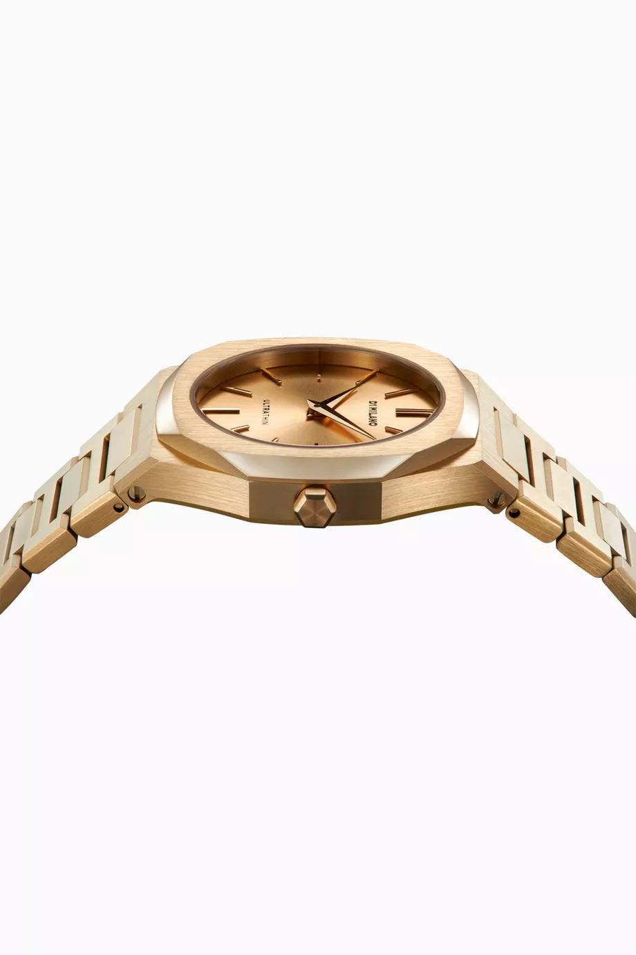 Thin gold watch top