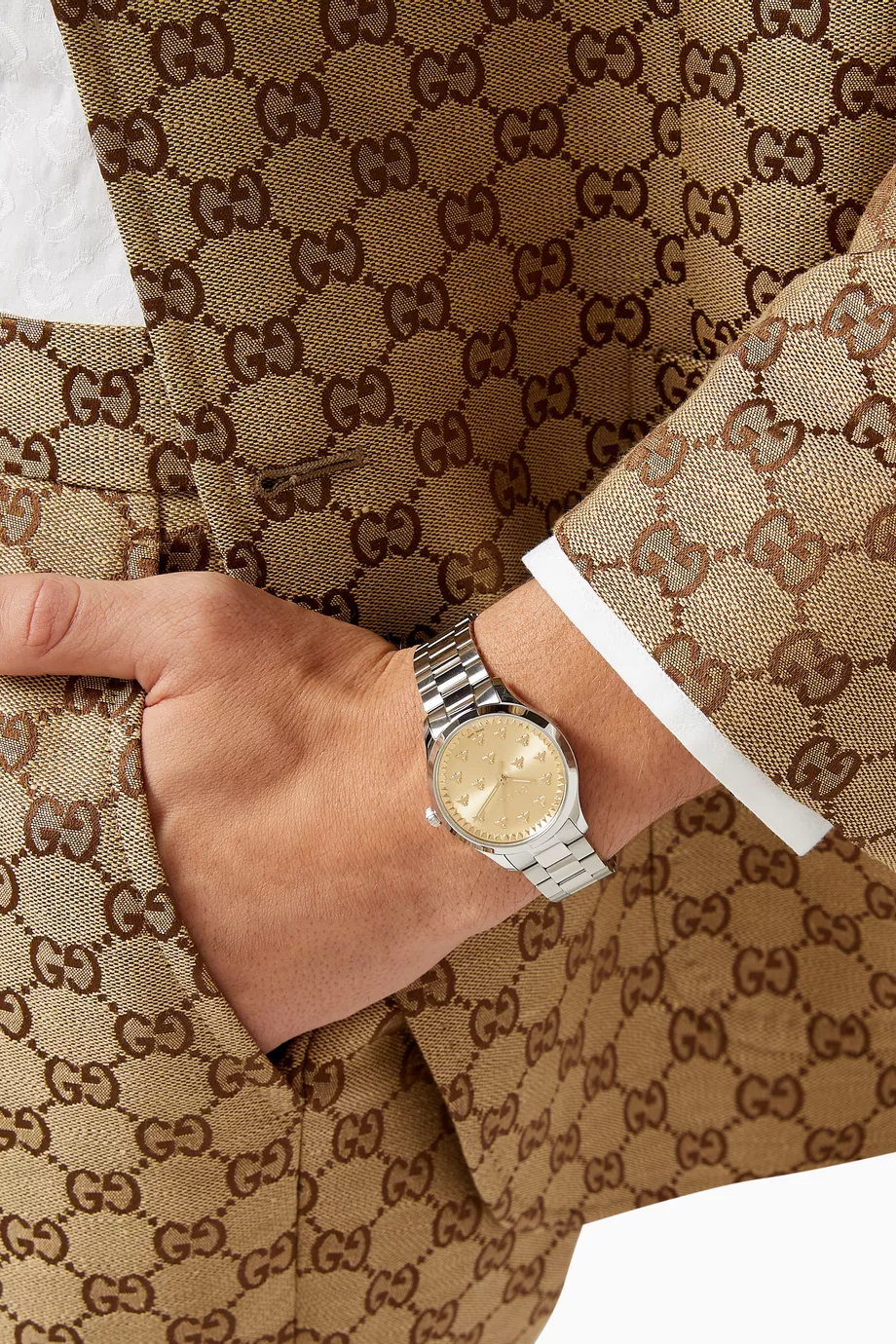 Gucci ivory watch yya82062 best sale