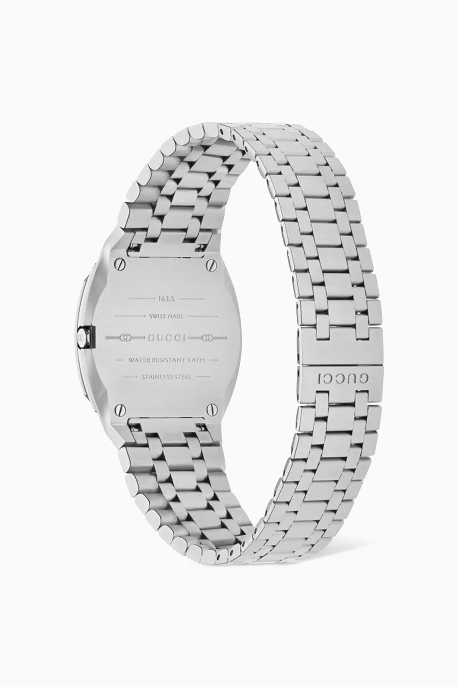 Buy Gucci Silver 25h Quartz Stainless steel Watch 30mm For Women Online Ounass UAE
