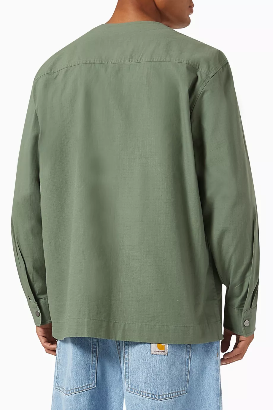 Buy Carhartt WIP Green Elroy Shirt Jacket in Columbia Ripstop For