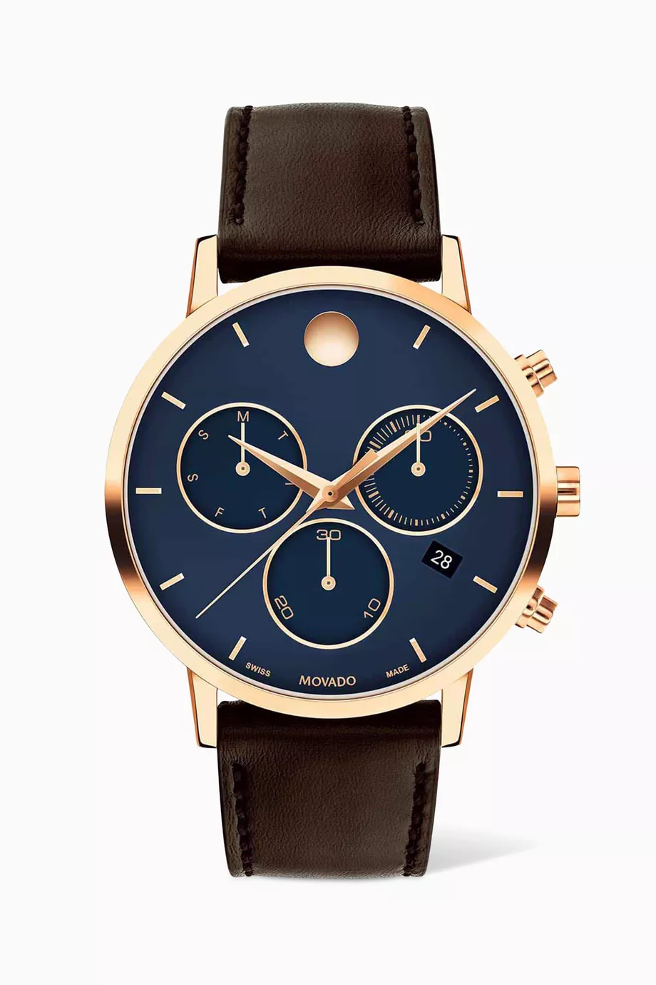 Buy Movado Blue Museum Classic Chronograph Watch 42mm For Men Online Ounass UAE