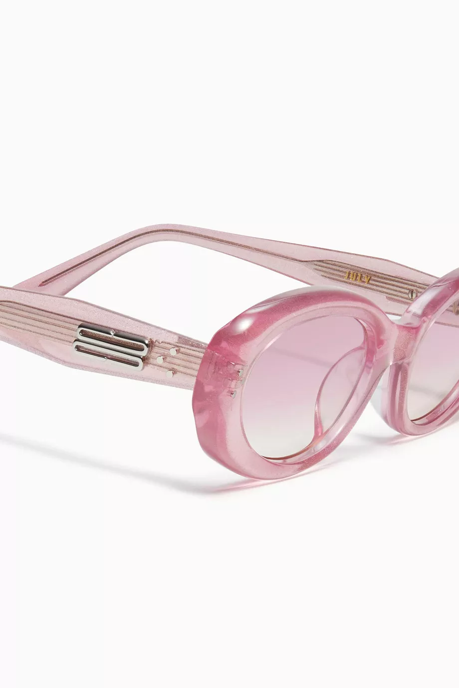 Gentle Monster July PC6 サングラス ピンク Buy Gentle Monster Pink Unisex July PC6 Oval-frame Sunglasses in