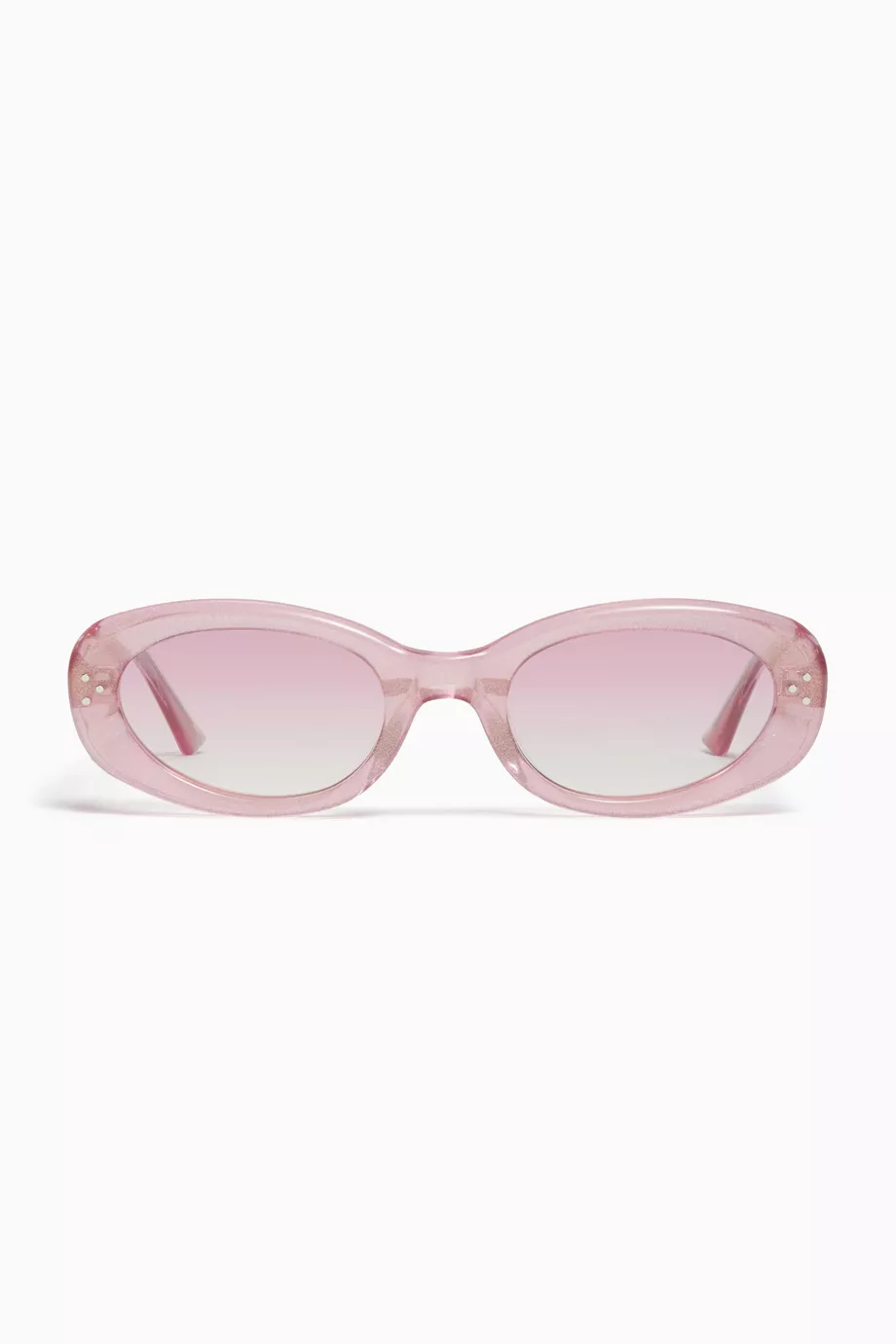 Buy Gentle Monster Pink Unisex July PC6 Oval-frame Sunglasses in