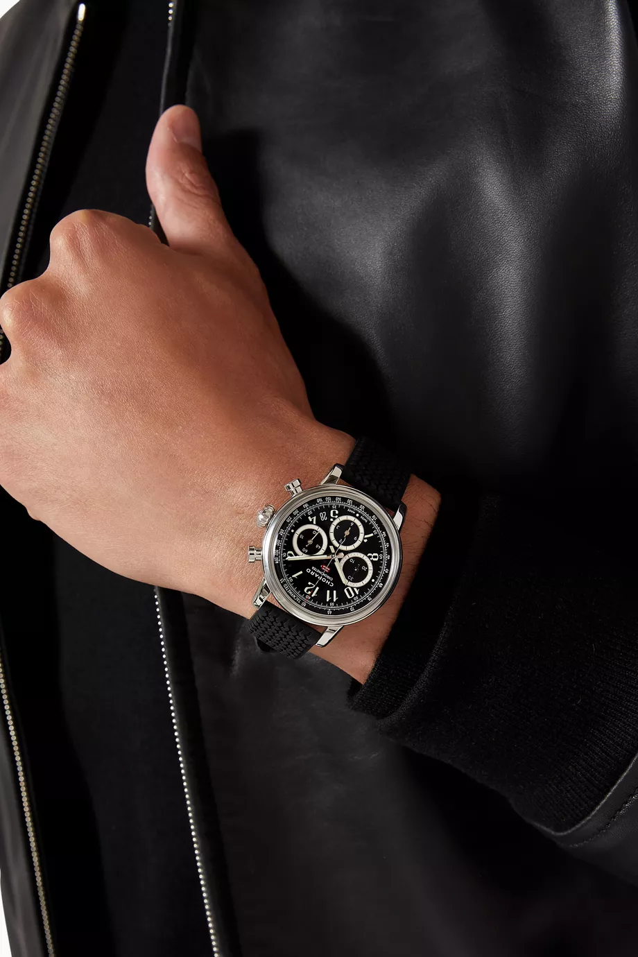 Buy Chopard Black Mille Miglia Classic Chronograph Stainless Steel