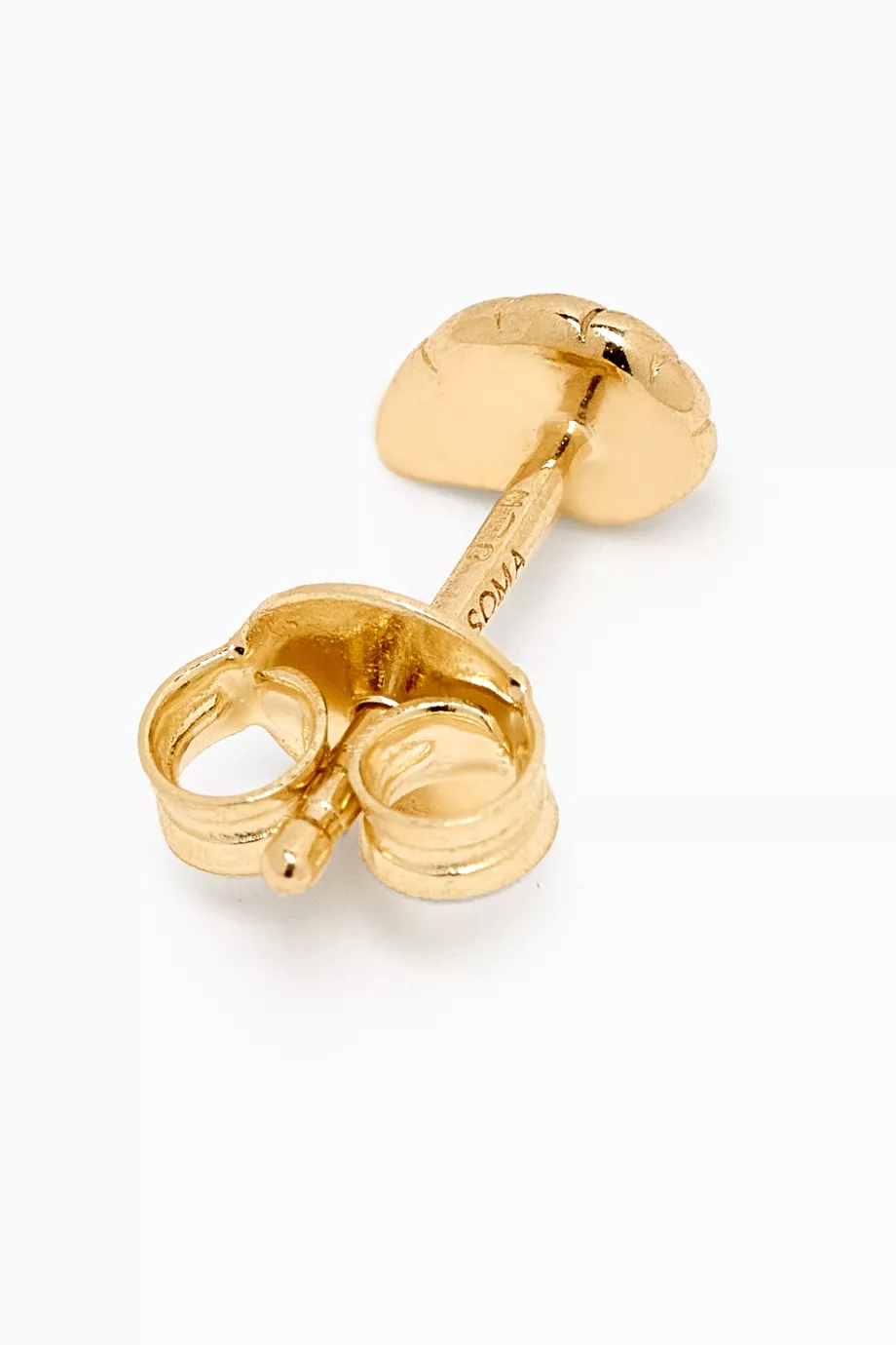 ★MISSOMA★ Fine Diamond Shell Single Stud Earring Fine Diamond Shell Single Stud Earring Earrings | Missoma
