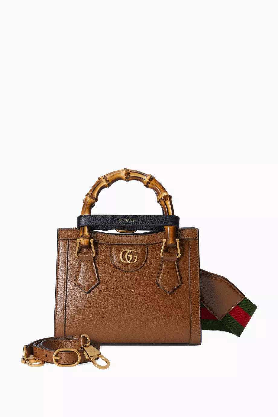 Buy Gucci Brown Mini Diana Tote Bag in Leather For Women Online Ounass UAE