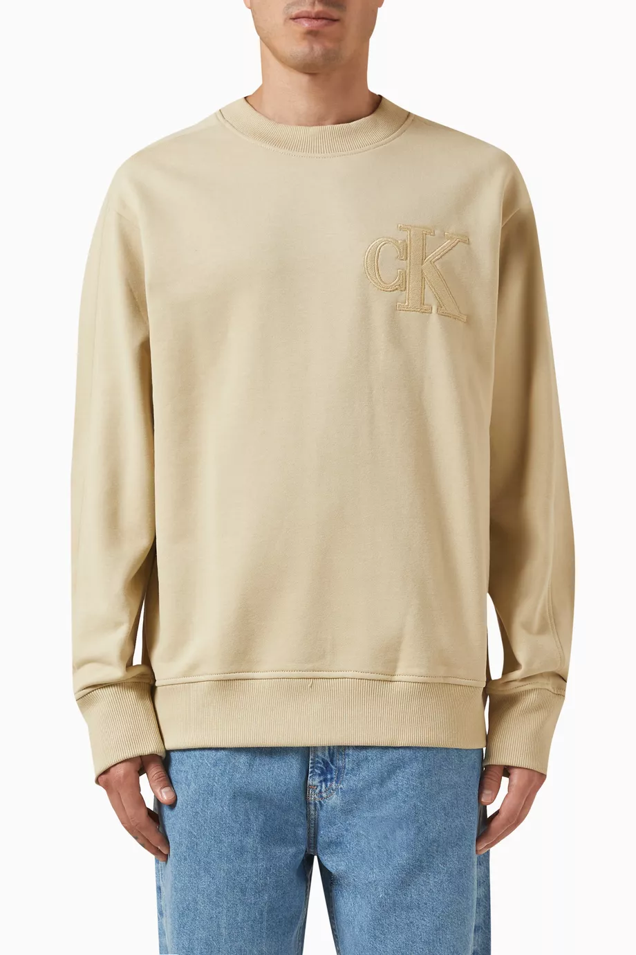 Ck monogram logo sweatshirt top