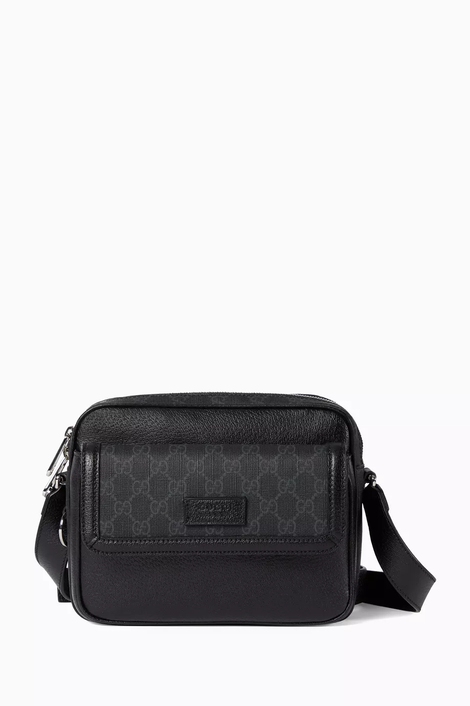 Buy Gucci Black Small GG Crossbody Bag in Leather For Men Online Ounass UAE