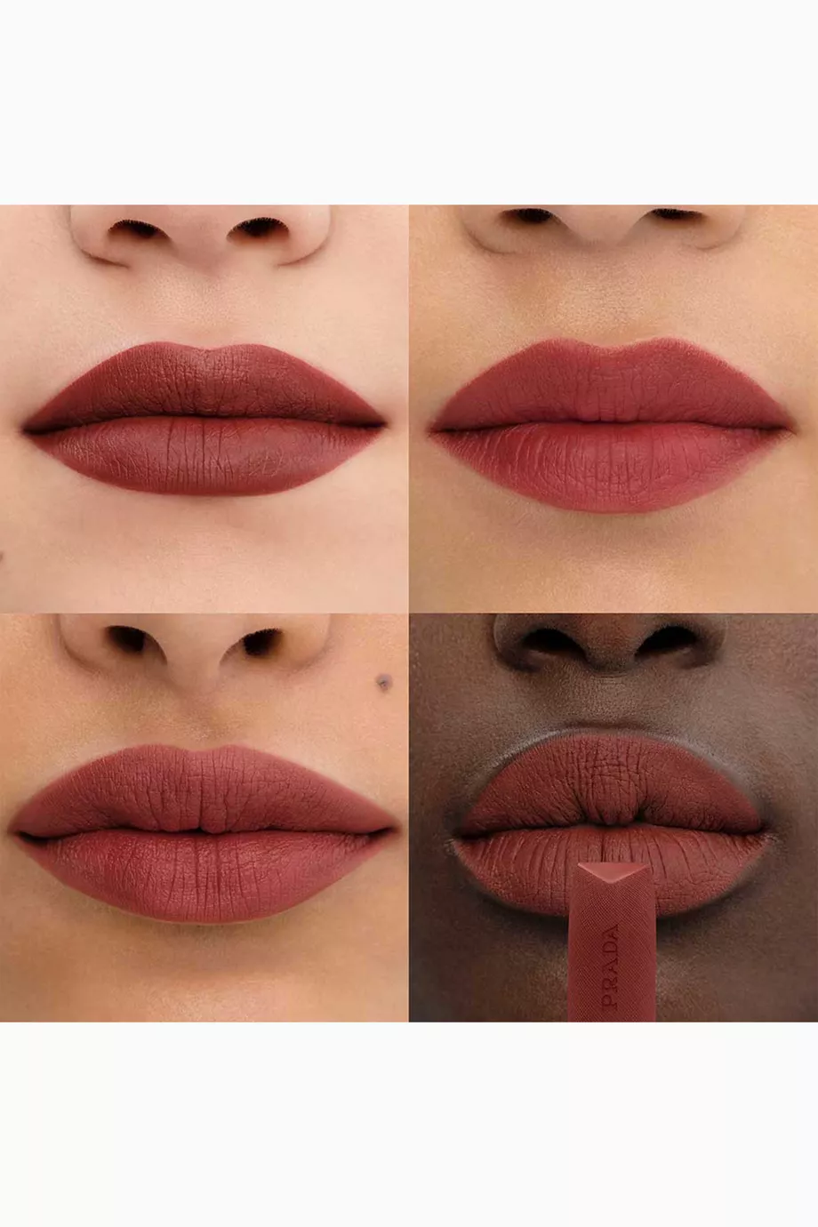 Buy Prada Beauty Colourless B03 Mahogany Monochrome Hyper Matte Lipstick,  3.9g For Women Online | Ounass UAE