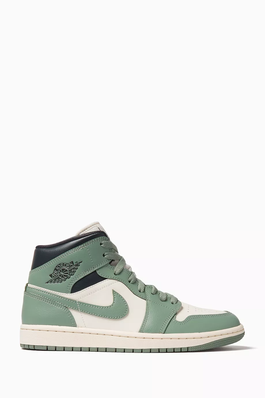 Air jordan 1 mid premium shoe green shop