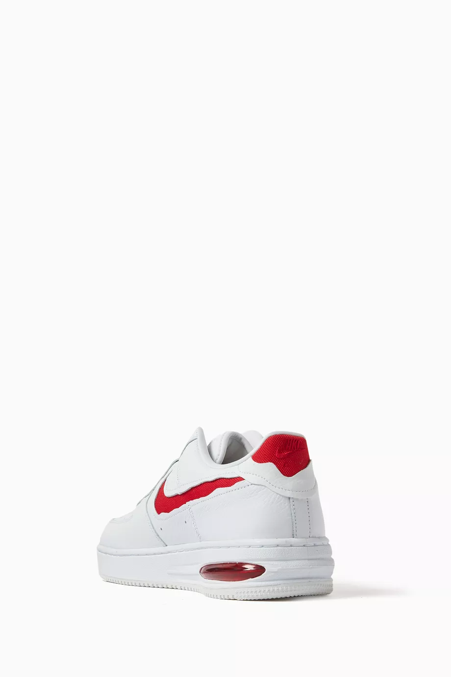 Buy Nike Red Air Force 1 Low EVO Sneakers in Leather For Men Online Ounass UAE