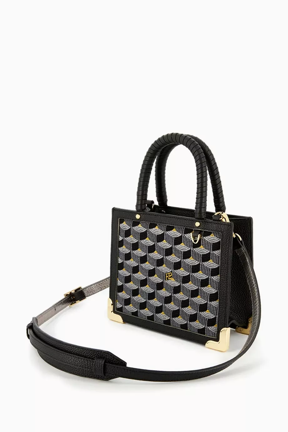 Buy Fauré Le Page Black SagaCity 18 - Spark Tote Bag in Jacquard
