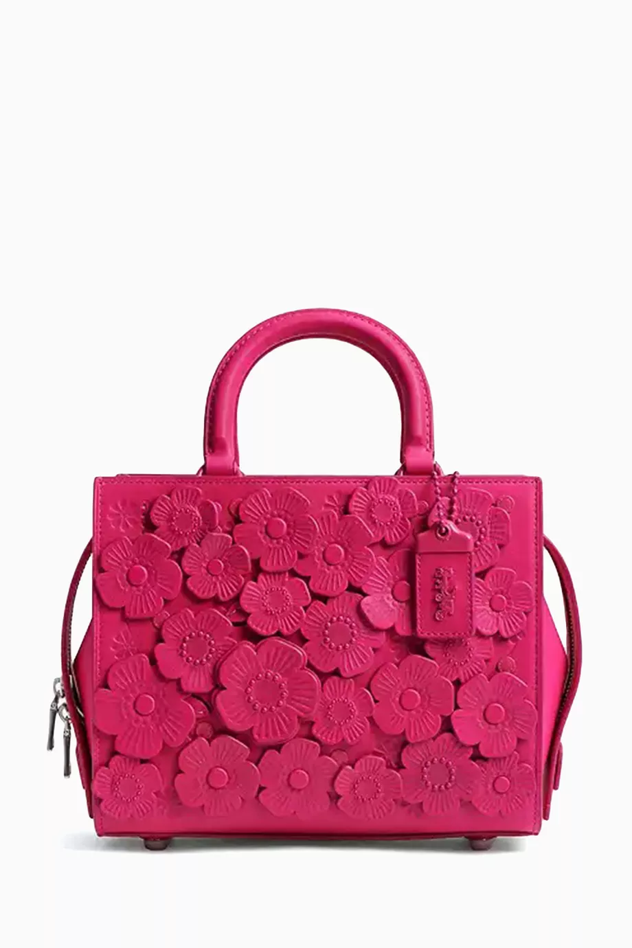 Buy Coach Pink Medium Tea Rose Rogue 25 Bag in Leather For Women Online Ounass UAE