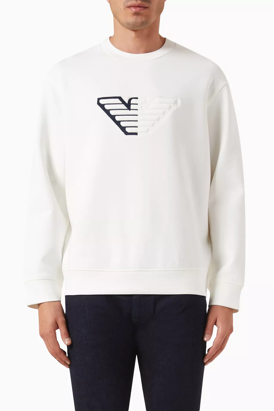 Emporio armani logo sweatshirt new arrivals