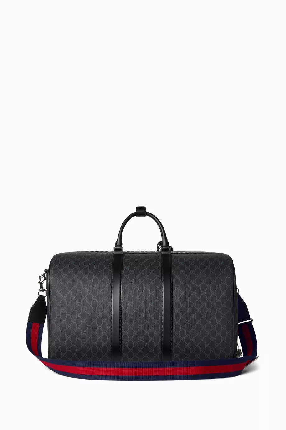 Buy Gucci Black Travel Duffel Bag in GG Supreme Canvas For Men Online Ounass UAE