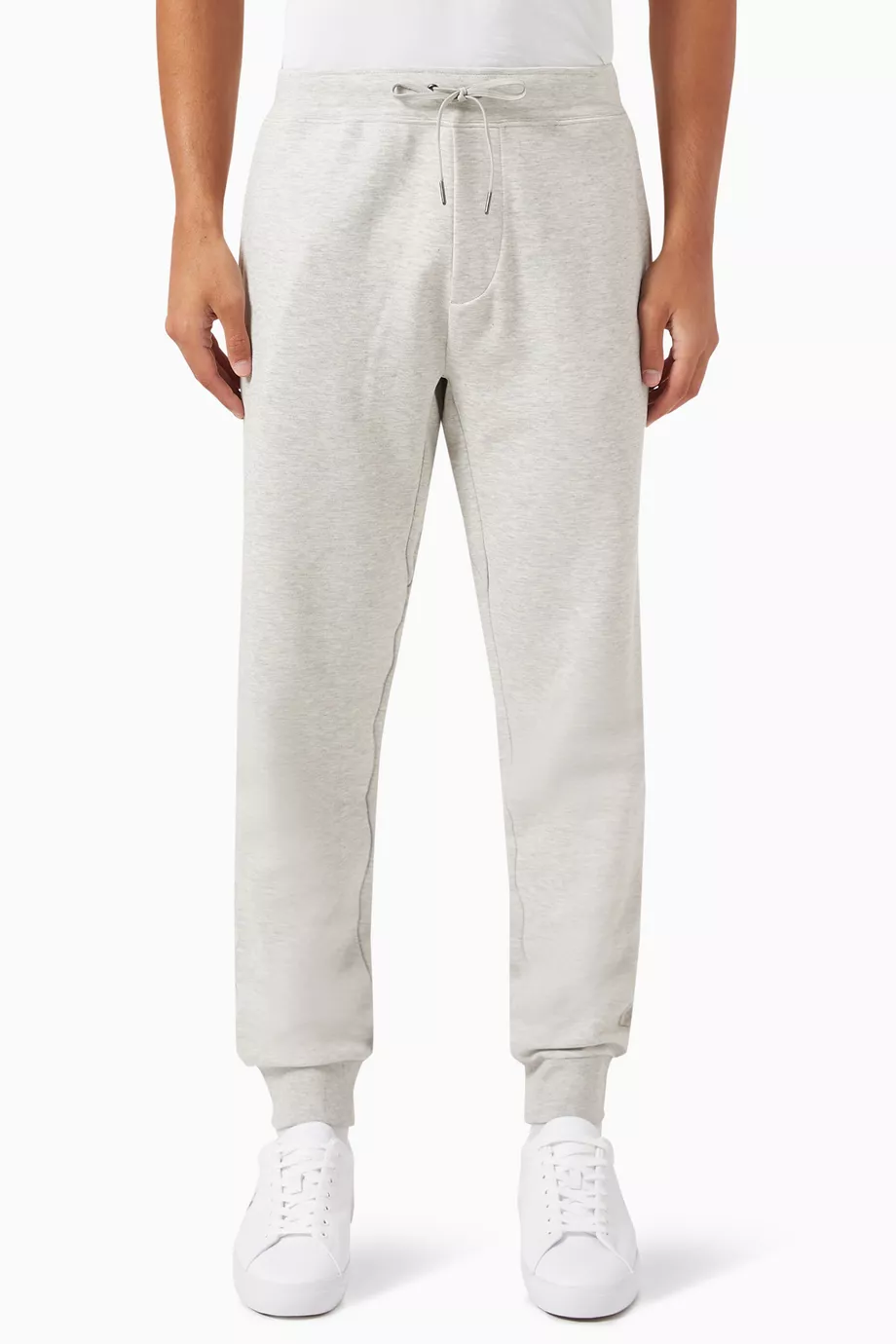 Buy Polo Ralph Lauren Grey Logo Sweatpants in Cotton blend For Men Online Ounass UAE