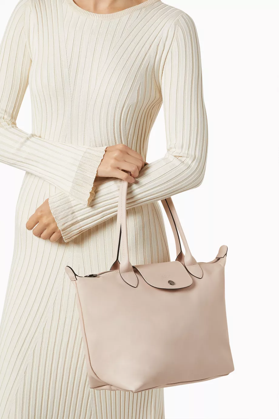 Buy Longchamp Pink Medium Le Pliage Xtra Bag in Leather For Women Online Ounass UAE