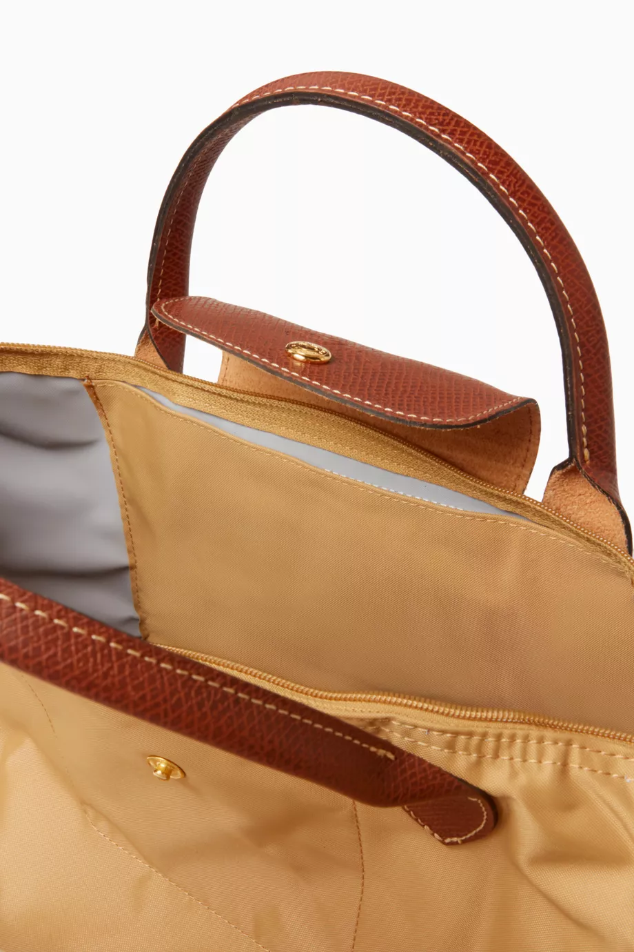 Buy Longchamp Brown Medium Le Pliage Original Bag in Canvas For Women Online Ounass UAE