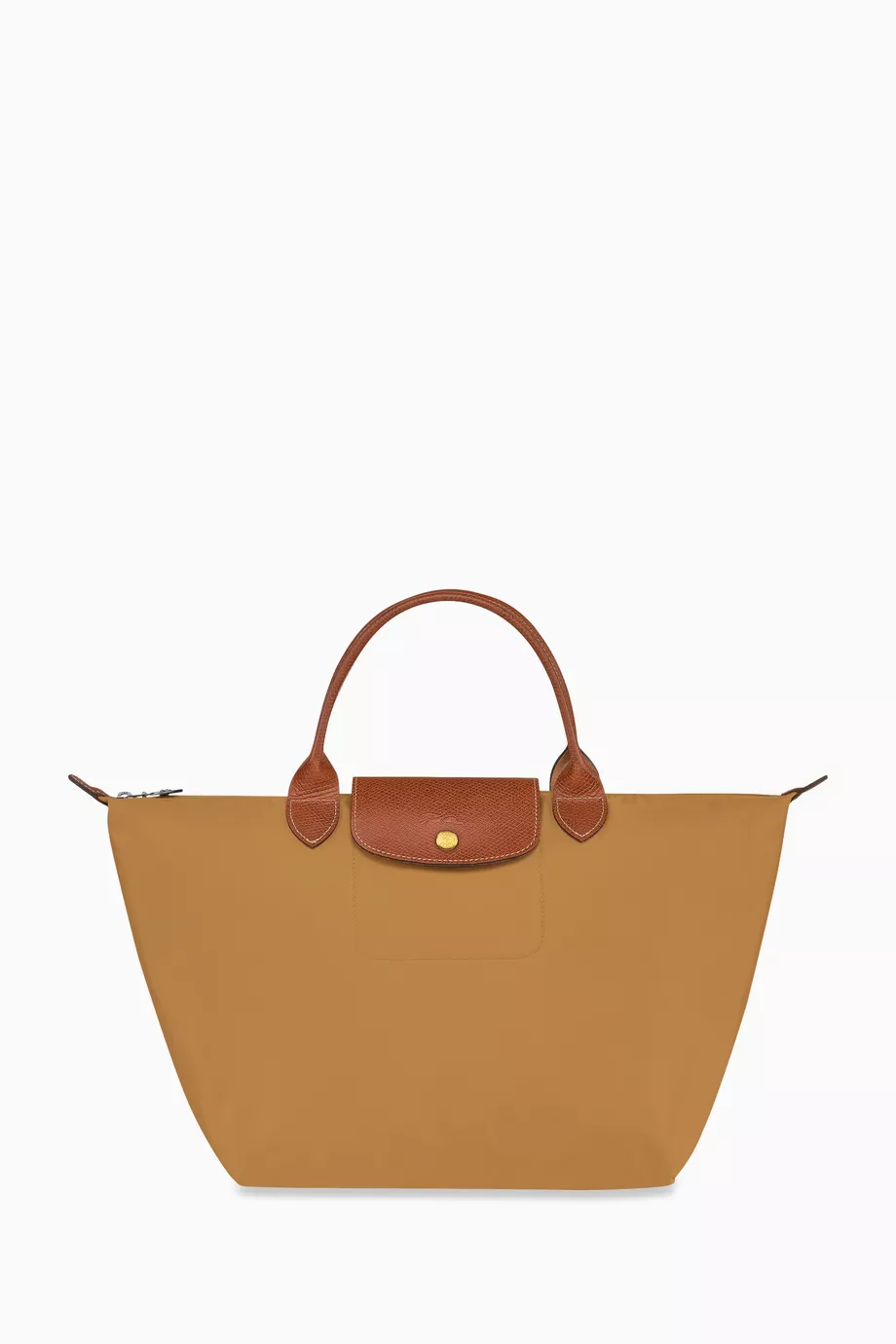 Buy Longchamp Brown Medium Le Pliage Original Bag in Canvas For Women Online Ounass UAE