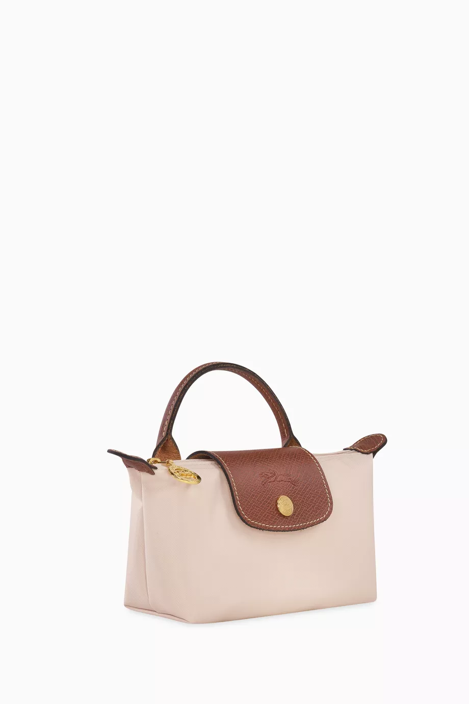Buy Longchamp Neutral Mini Le Pliage Original Clutch in Canvas For Women Online Ounass UAE