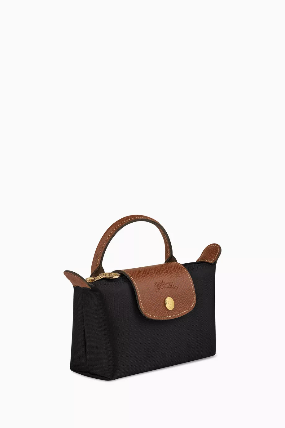 Buy Longchamp Black Mini Le Pliage Original Clutch in Canvas For Women Online Ounass UAE