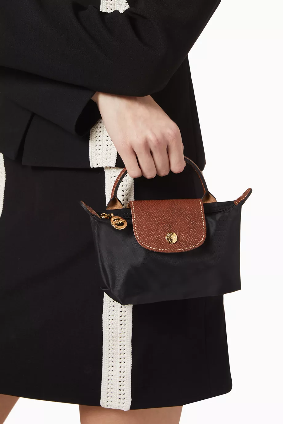 Longchamp le pliage small black clearance