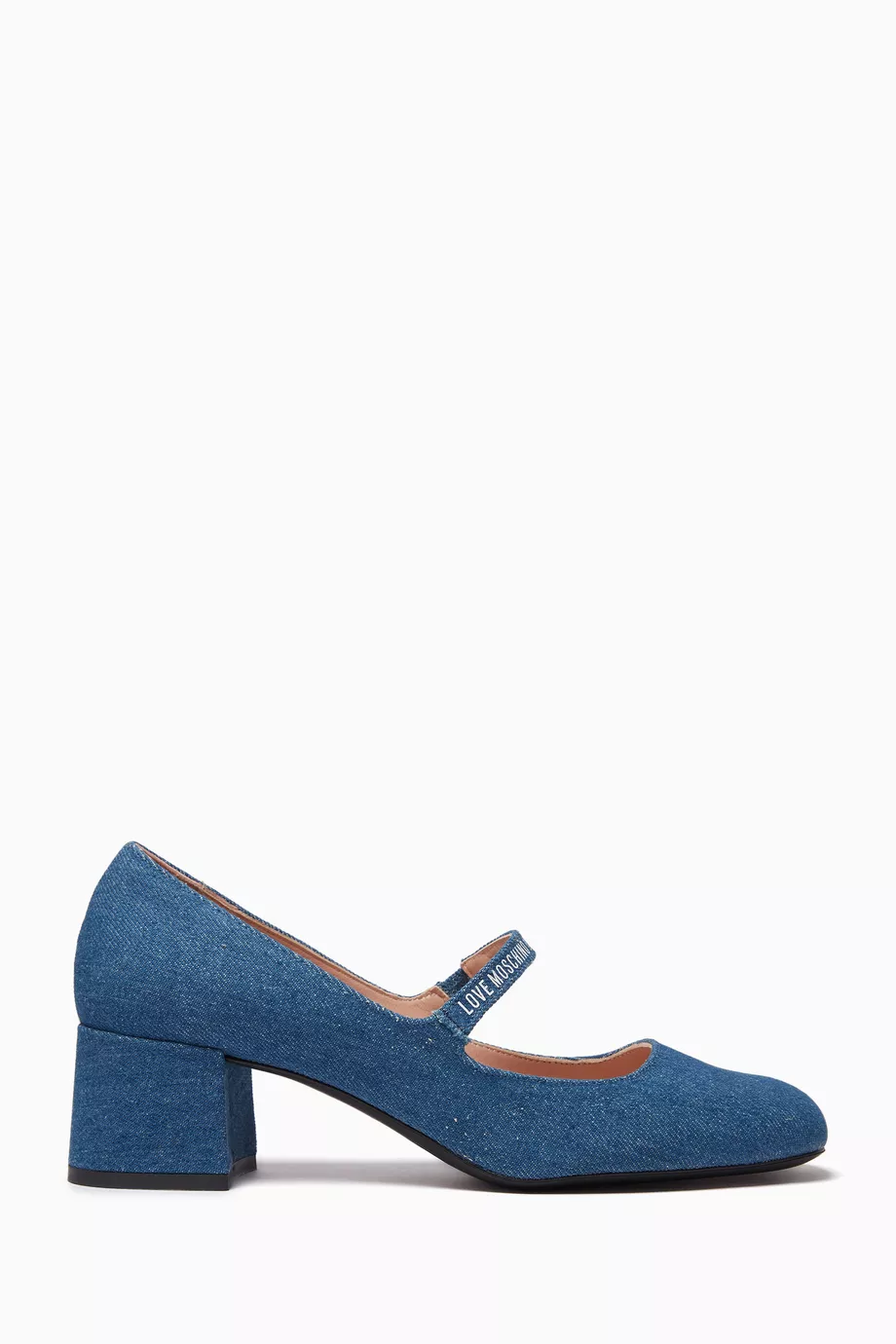 Blue mary jane pumps deals