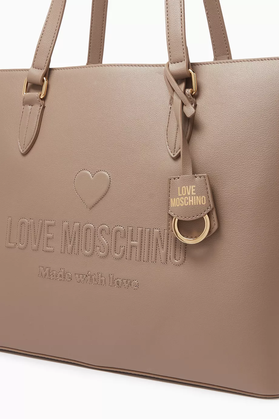Moschino leather tote store